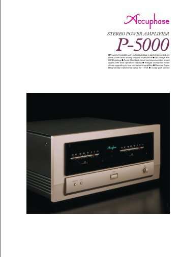 P-5000 - Accuphase