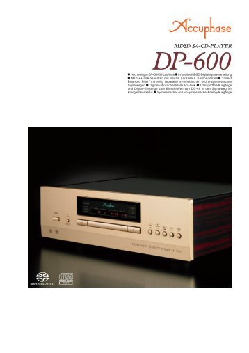 DP-600 - Accuphase