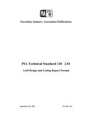 TS120 AAD Design and Testing Report Format - Parachute Industry ...
