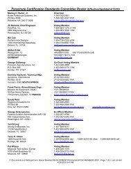 Parachute Certification Standards Committee Roster (Effective ...