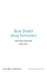 Blue Shield Drug Formulary - Printing Industries Association of ...