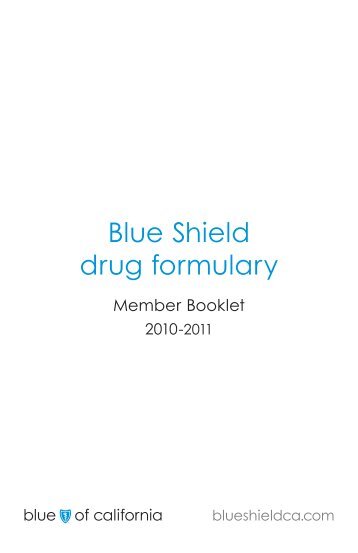 Blue Shield Drug Formulary - Printing Industries Association of ...