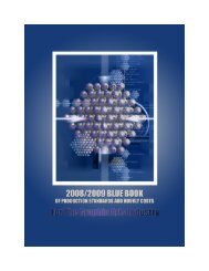 2008/2009 Blue Book of Production Standards and Hourly Costs