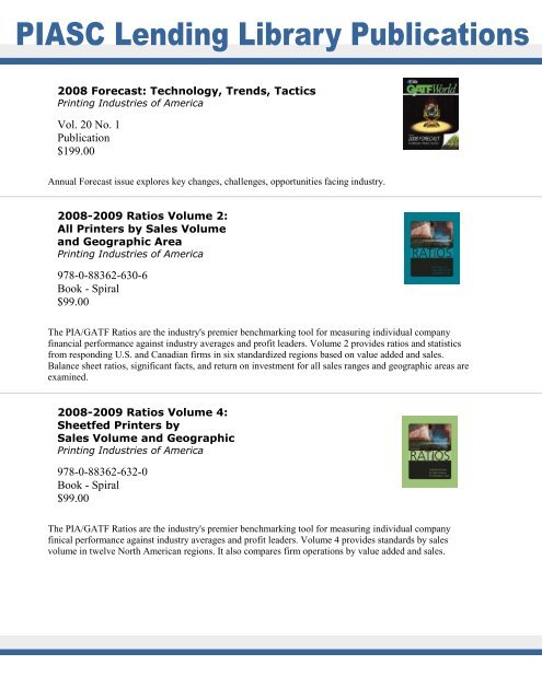 Publication Printing Industries Association Of Southern California