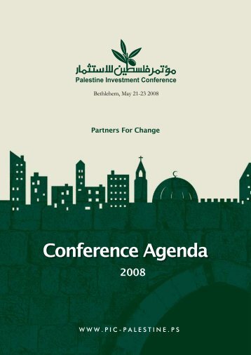 PIC Agenda_English - Palestine Investment Conference.