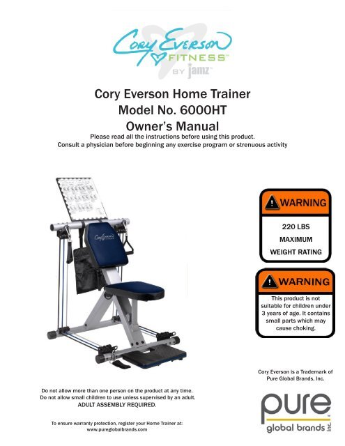 Cory everson home trainer exercise machine hotsell