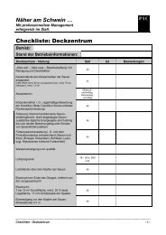 Checkliste: Deckzentrum - PIC Deutschland GmbH