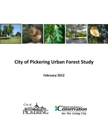 Pickering Urban Forest Study - Final Report ... - City of Pickering