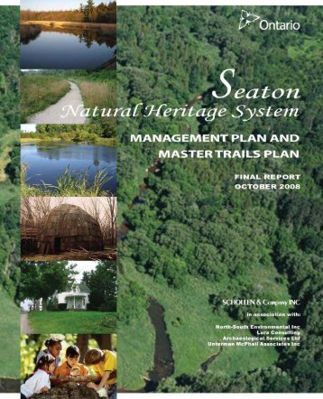 Seaton Natural Heritage System Management Plan - City of Pickering