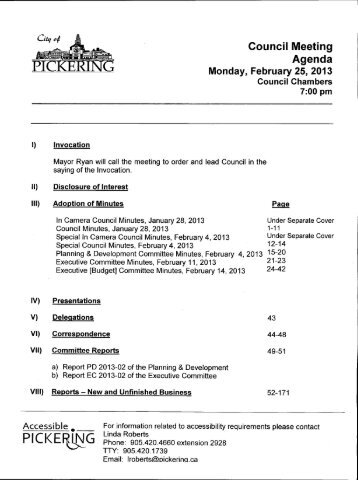 Council - City of Pickering