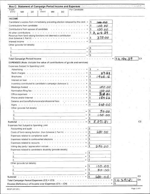 Auditor's Report - City of Pickering