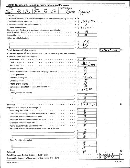 Auditor's Report - City of Pickering