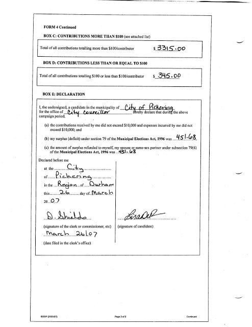 2006 Financial Statements - City of Pickering