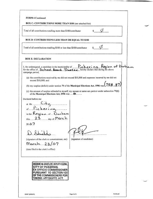 2006 Financial Statements - City of Pickering