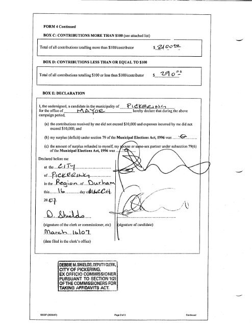 2006 Financial Statements - City of Pickering