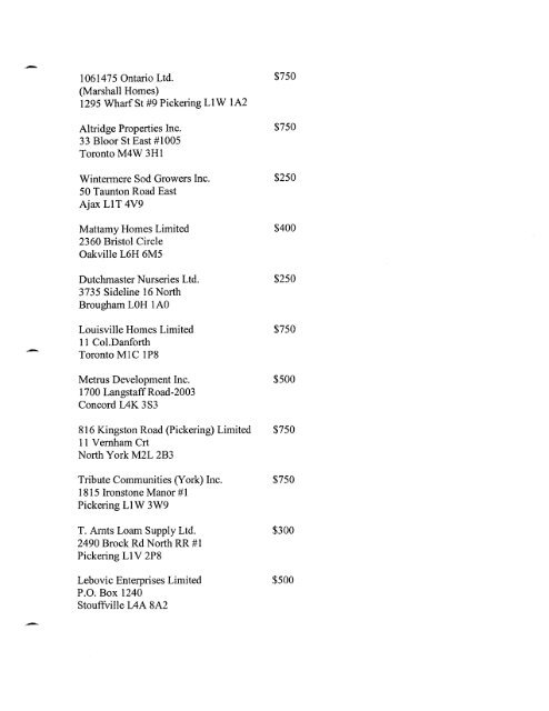 2006 Financial Statements - City of Pickering