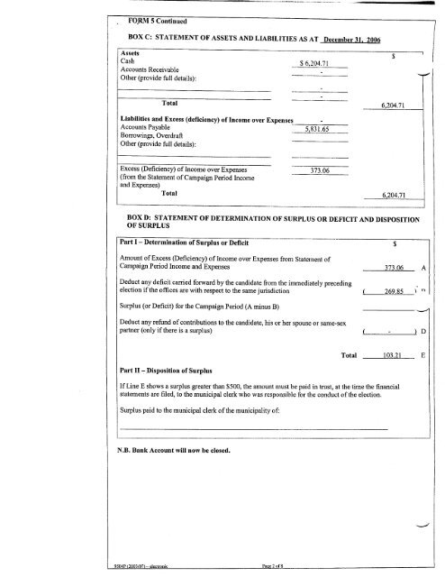 2006 Financial Statements - City of Pickering