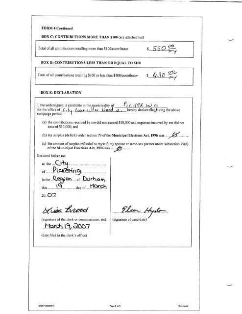 2006 Financial Statements - City of Pickering