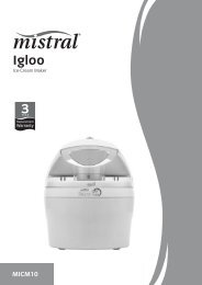 to download the Mistral Igloo Ice cream maker ... - PickYourOwn.org