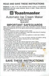 Instructions and Recipes for the Krups model 337 PickYourOwn