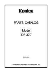 PARTS CATALOG Model DF-320 - Feedroller