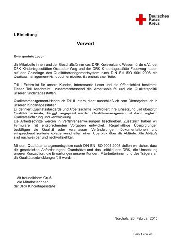 Vorwort - Drk-Kreisverband Wesermünde e.v.