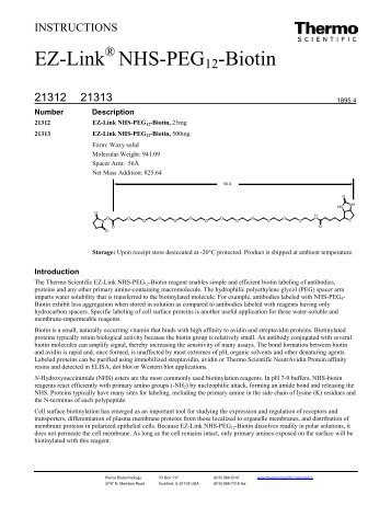EZ-Link NHS-PEG12-Biotin - Pierce