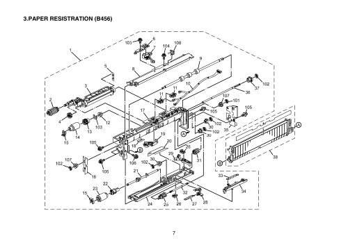 Model - U-C1a/b (B051/B052) PARTS CATALOG - Piezas y Partes