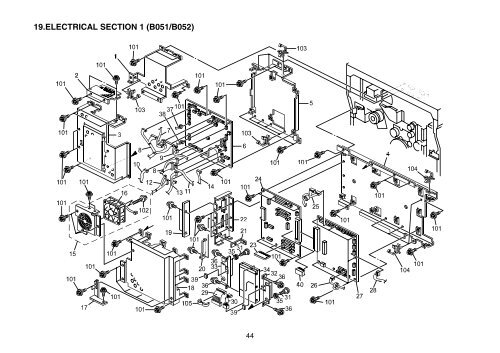 Model - U-C1a/b (B051/B052) PARTS CATALOG - Piezas y Partes