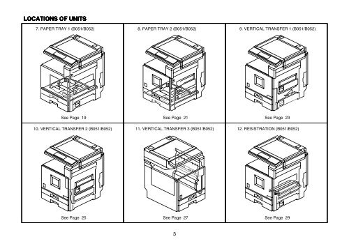 Model - U-C1a/b (B051/B052) PARTS CATALOG - Piezas y Partes