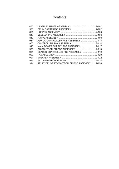 PARTS CATALOG - Piezas y Partes