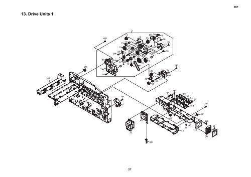 Ecosys FS-C8026N Color Laser Printer PARTS LIST - Piezas y Partes