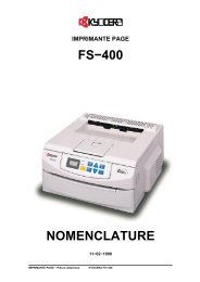 FS-400 - Parts Catalogue - Piezas y Partes