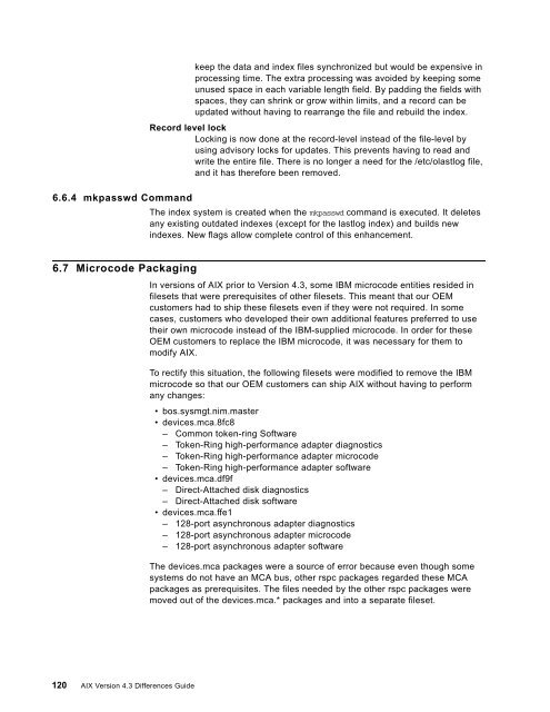 AIX Version 4.3 Differences Guide