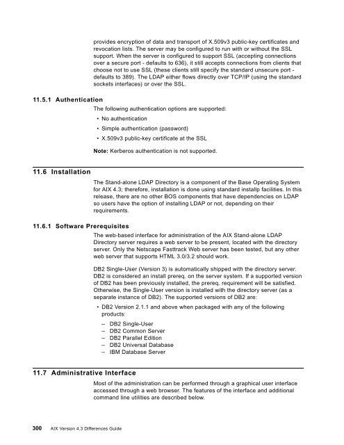 AIX Version 4.3 Differences Guide