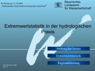 Extremwertstatistik in der hydrologischen Praxis