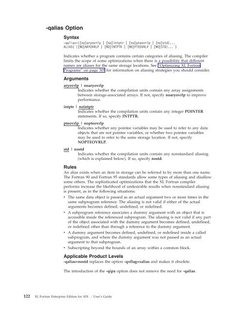 XL Fortran Enterprise Edition for AIX : User's Guide - IBM