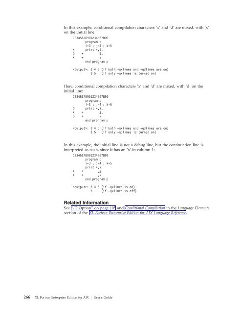 XL Fortran Enterprise Edition for AIX : User's Guide - IBM