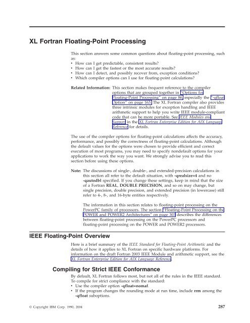 XL Fortran Enterprise Edition for AIX : User's Guide - IBM