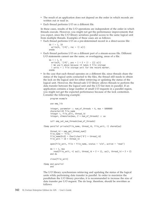 XL Fortran Enterprise Edition for AIX : User's Guide - IBM