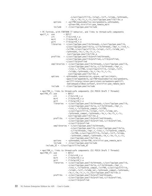 XL Fortran Enterprise Edition for AIX : User's Guide - IBM