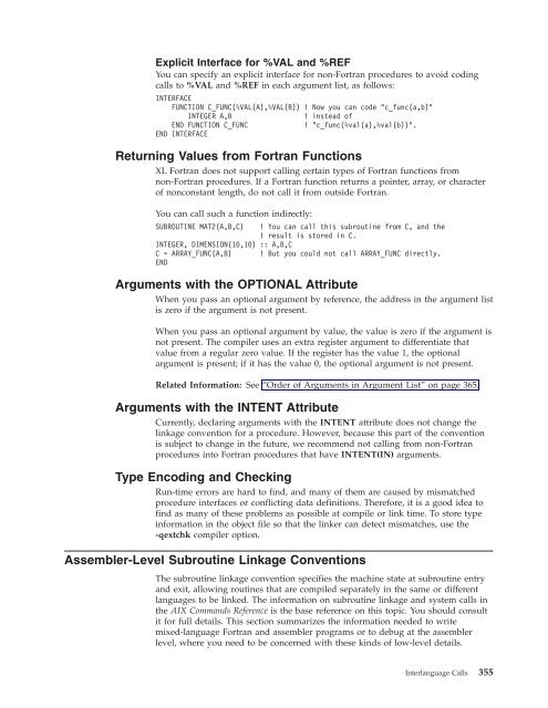 XL Fortran Enterprise Edition for AIX : User's Guide - IBM