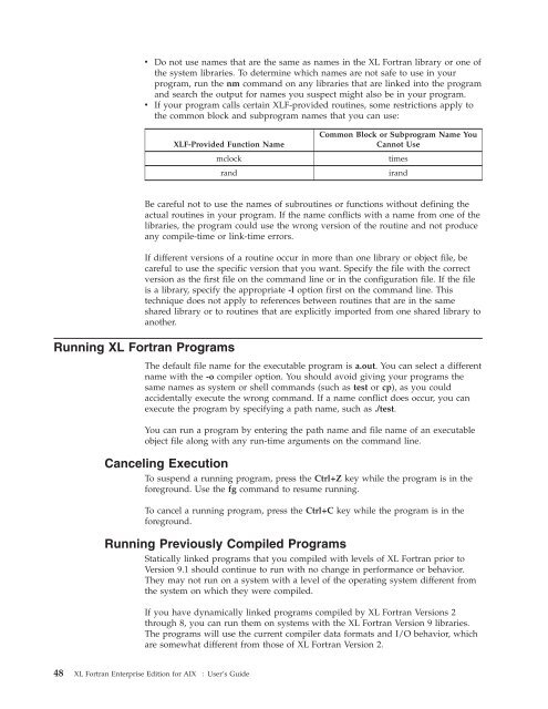 XL Fortran Enterprise Edition for AIX : User's Guide - IBM