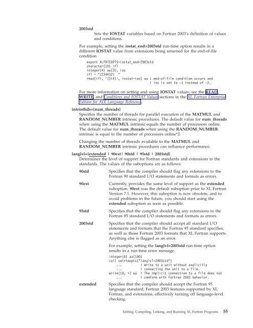 XL Fortran Enterprise Edition for AIX : User's Guide - IBM