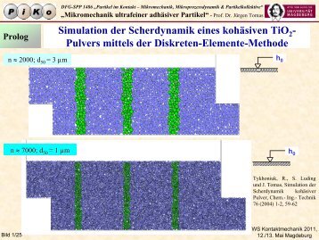 Übersichtsbeitrag - PIKO - Partikel im Kontakt