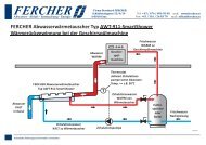 FERCHER Abwasserwärmetauscher Typ AWT‐911‐SmartShower ...