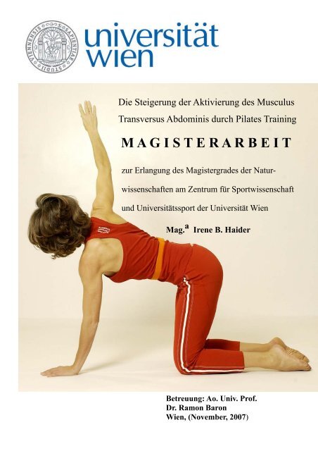 Magisterarbeit - Pilates.at