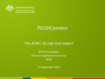 A Conversation with Shirley Southgate, Director of Legal at ... - pilch