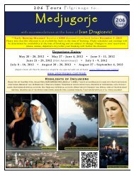 Medjugorje - 206 Tours