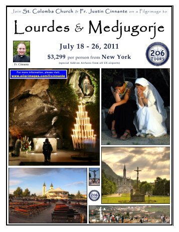Lourdes & Medjugorje - 206 Tours